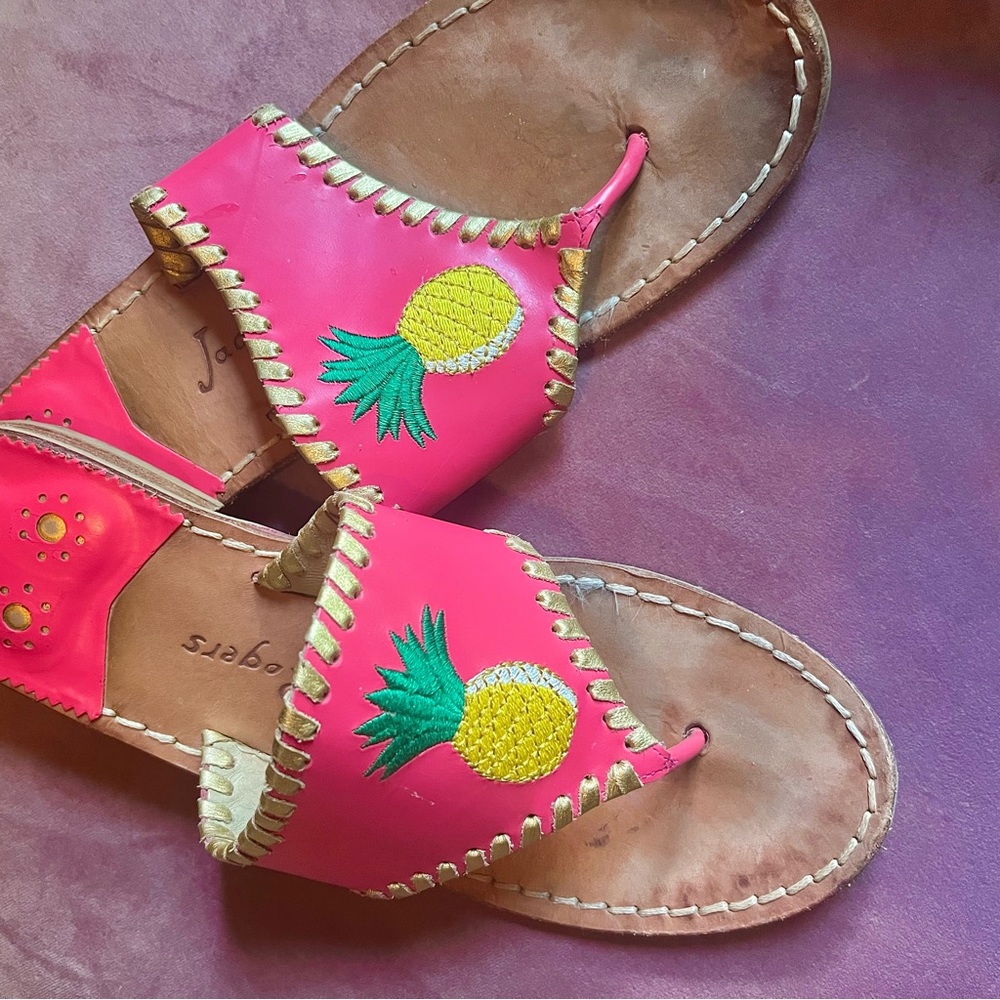 Jack Rogers Embroidered Pineapple sandal - Picture 7 of 8
